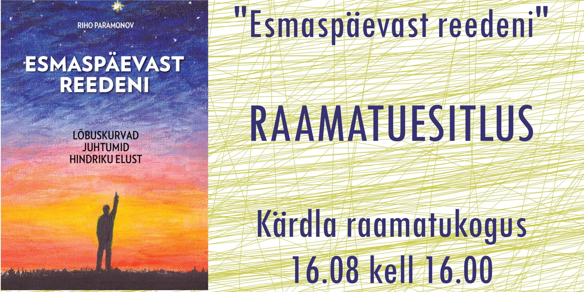 Raamatu Esmaspäevast reedeni esitlus "Esmaspäevast reedeni" esitlus
