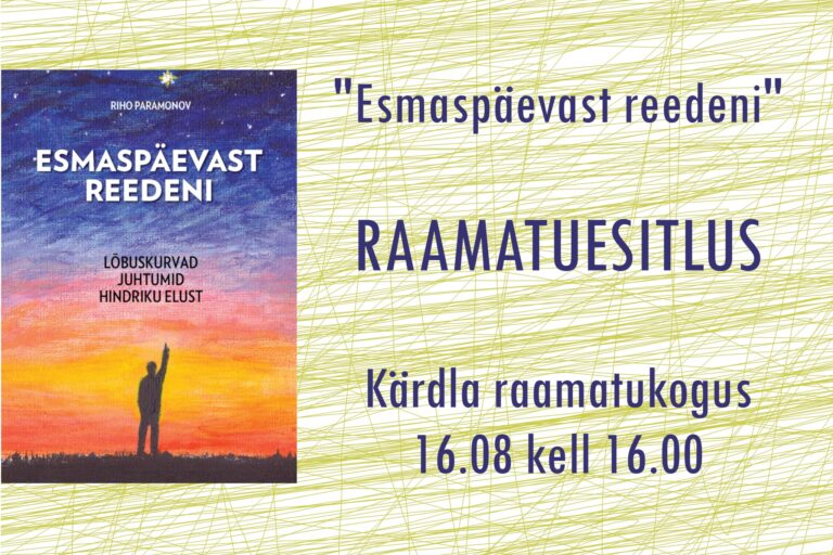 "Esmaspäevast reedeni" esitlus