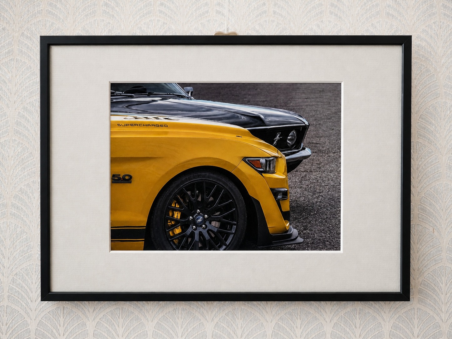 Mustangite foto raamitud